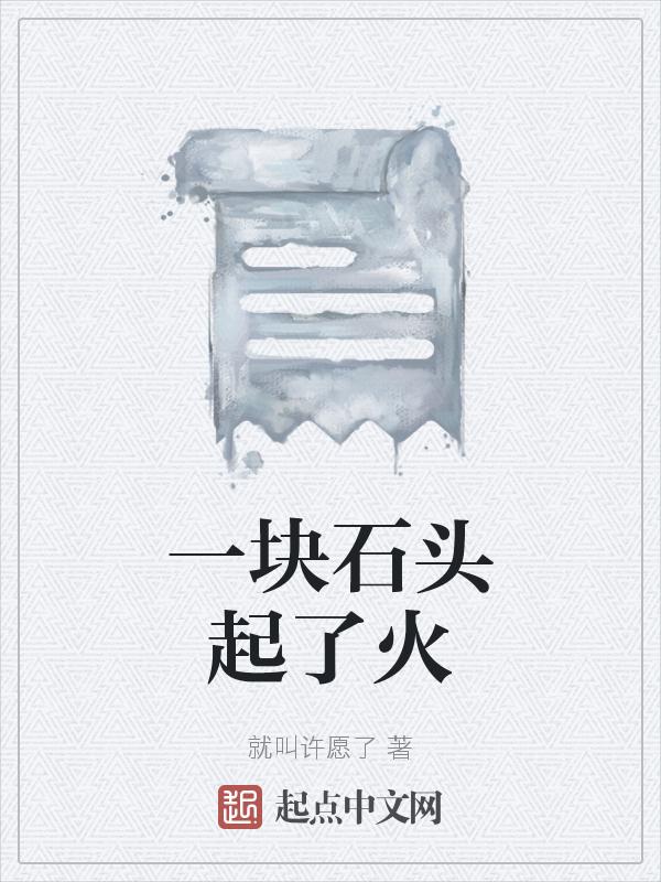 一块石头起了火